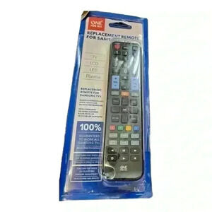New Opened Package  Replacement Remote  Control for Samsung TV, One For All‎